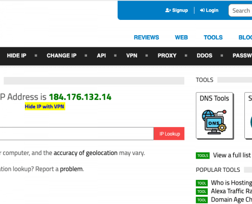 UpdateIPv4 Address Geolocation