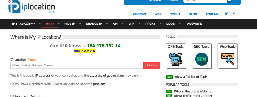 UpdateIPv4 Address Geolocation