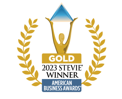 Jake Brander wins a Stevie Award at the Ameican Business Awards