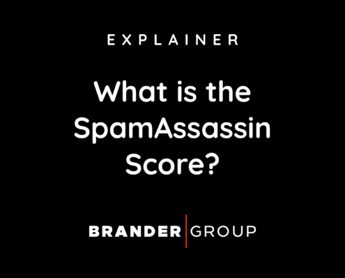 What is the SpamAssassin Score?