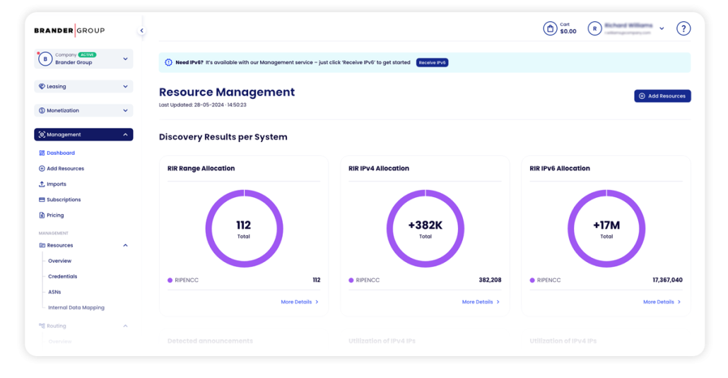 IPAM for IPv4 Addresses IPAM for IPv4 Addresses