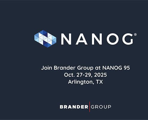 Join Brander Group at Brander Group at NANOG 95 Arlington | Oct 27–29, 2025