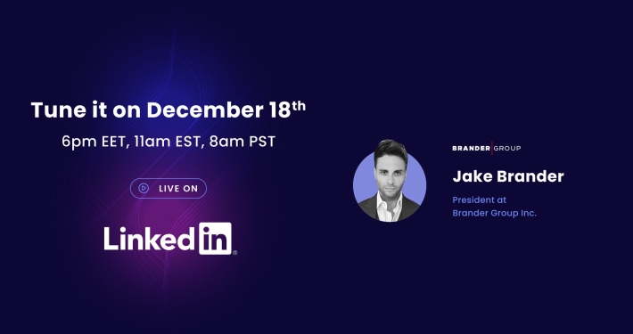 Jake Brander at IPXO Webinar