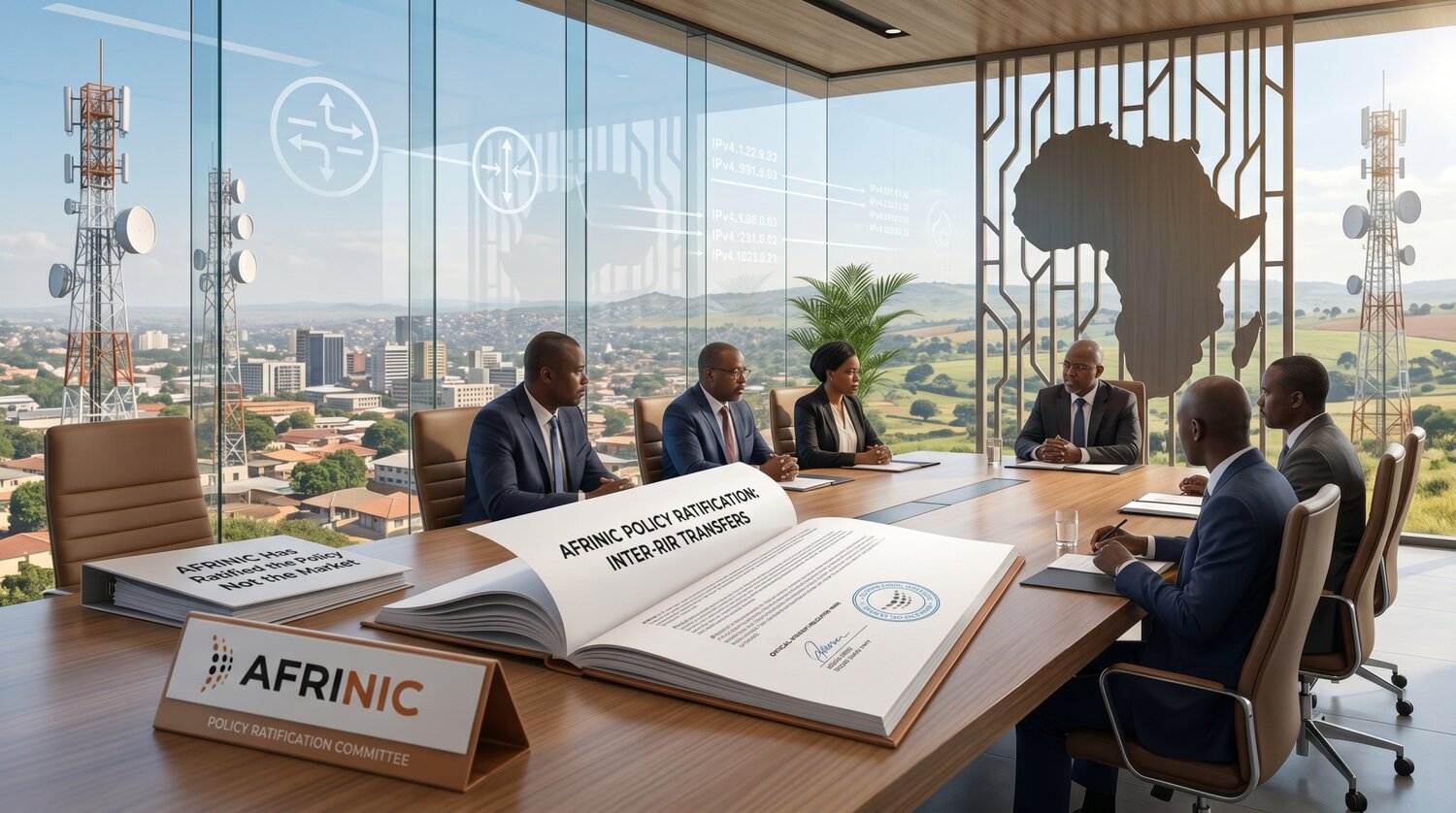 Editorial illustration for AFRINIC Has Ratified the Policy Not the Market
