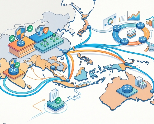 Editorial illustration for APNIC Routing Security Now Defines IPv4 Planning
