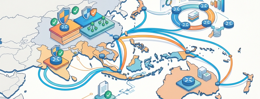 Editorial illustration for APNIC Routing Security Now Defines IPv4 Planning