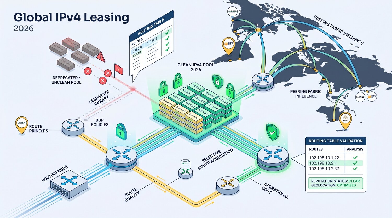 Editorial illustration for IPv4 Leasing Demand in 2026 Is Getting More Selective, Not More Desperate