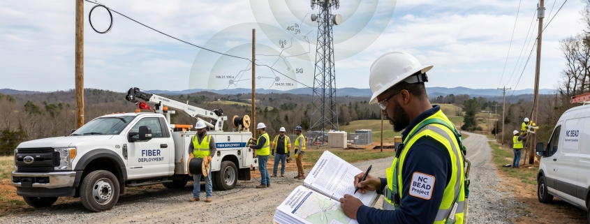 Editorial illustration for North Carolina Turns BEAD Into Deployment