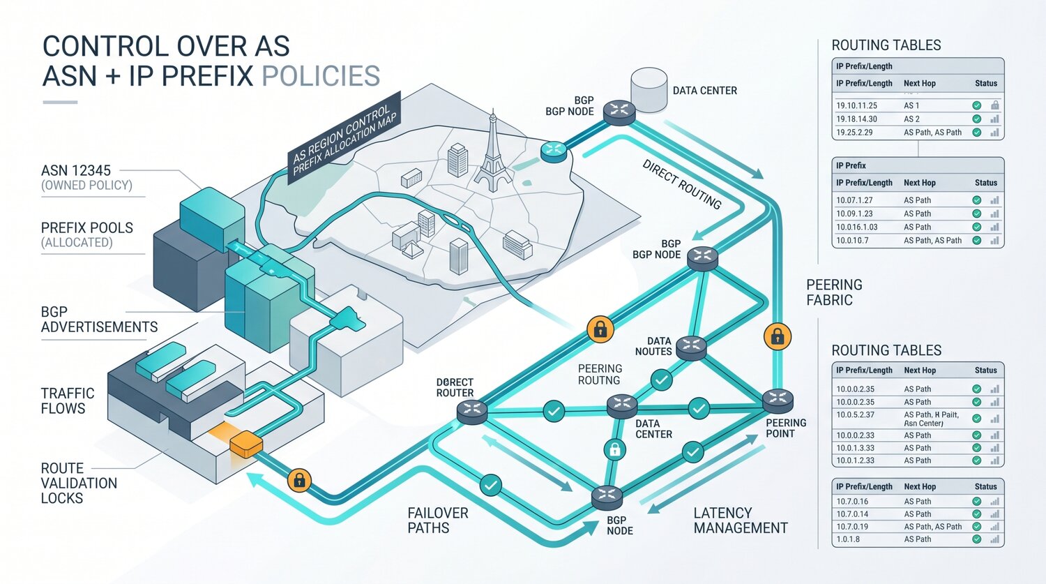 Editorial illustration for Owning the ASN and Prefix Policy May Be the New Cloud-Control Milestone