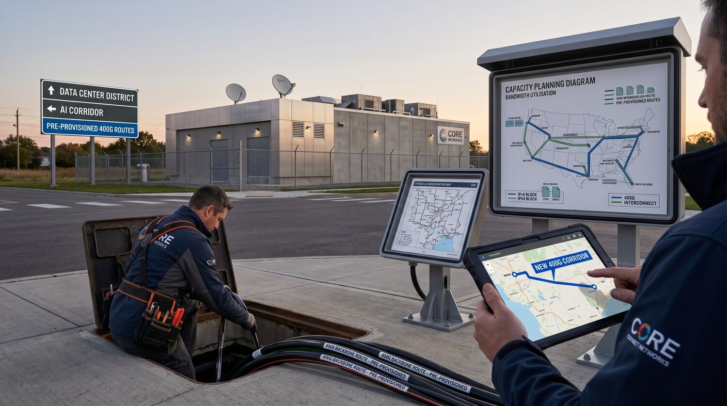 Editorial illustration for Pre-Provisioned 400G Routes Are Changing Backbone Sales