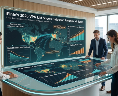 Editorial illustration for IPinfo’s 2026 VPN List Shows Detection Pressure at Scale