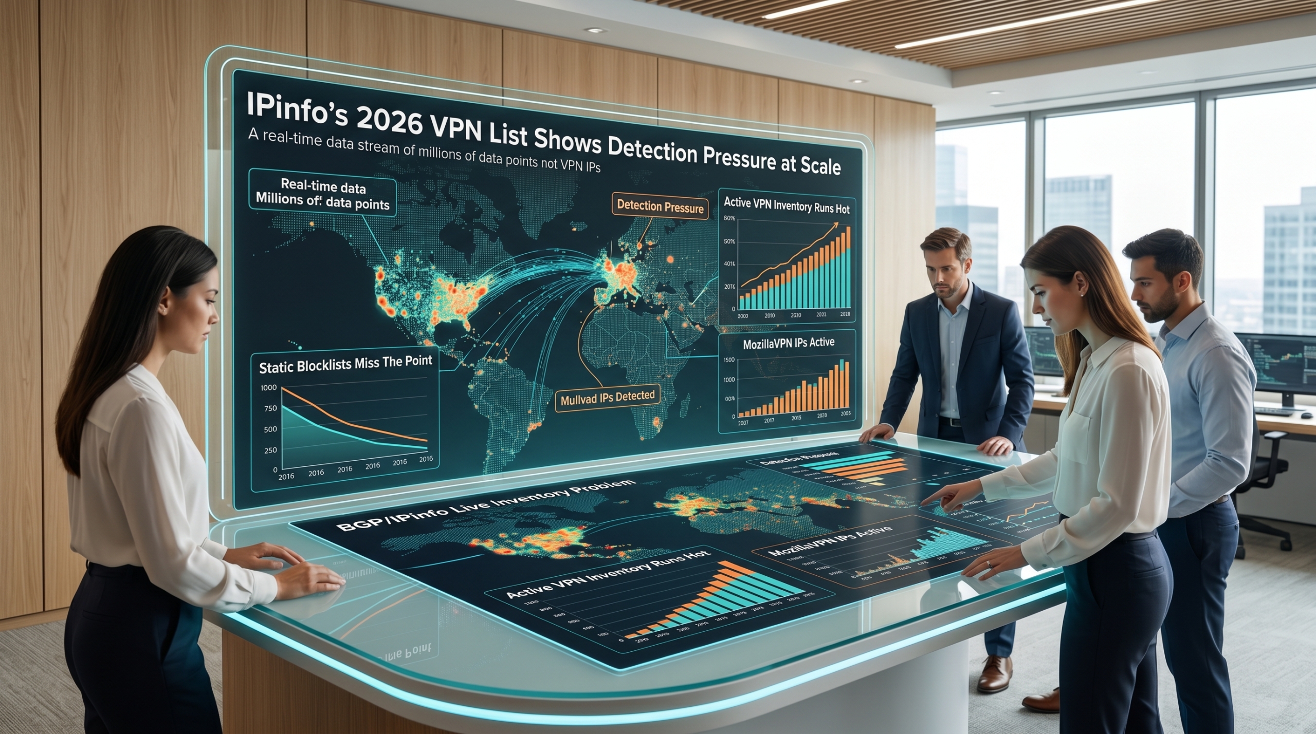 Editorial illustration for IPinfo’s 2026 VPN List Shows Detection Pressure at Scale
